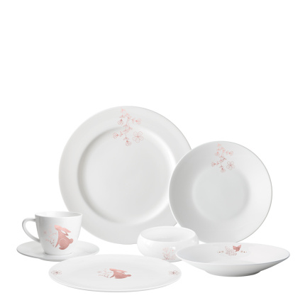 Porcelán szett 25 db - Premium Platinum Line Easter